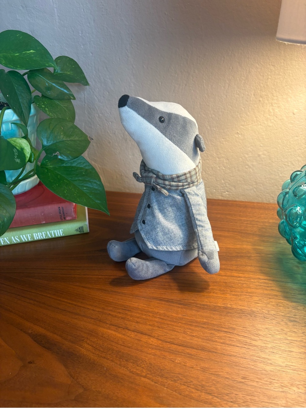 Jellycat Riverside Rambler Badger - like new condition.